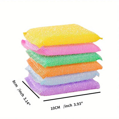 4-Pack Double Sided Non-Stick Kitchen Cleaning Sponges