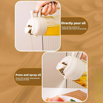 2 In 1 Glass Oil Spray Dispenser