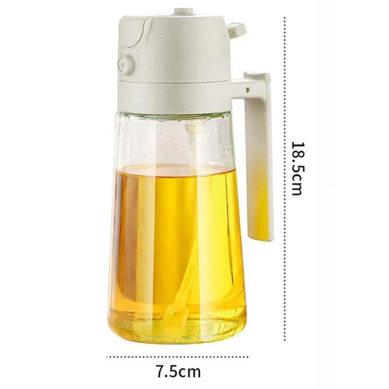 2 In 1 Glass Oil Spray Dispenser
