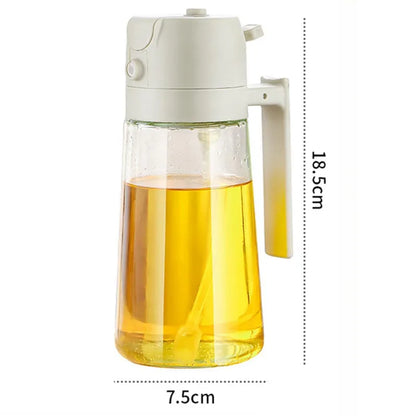 2 In 1 Glass Oil Spray Dispenser